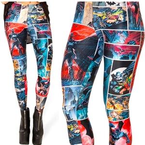 Batman and Robin blackmilk leggings